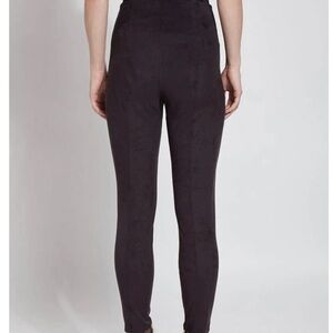 NWT‎ LYSSE HI WAIST FAUX SUEDE Pants 10-1730-M8 Size Small Black